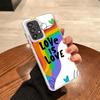 LGBT Tęczowa Miłość To Miłość Miękkie Etui na Telefon dla Samsung A17 A16 A15 A14 A13 A57 A56 A55 A54 A53 A37 A36 A35 A34 A33 A26 A25 A24 A2