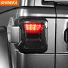 SHINEKA Car Rear Tail Light Lamp Taillight Decoration Cover for Jeep Wrangler JL 2018 2019 2020 2021 2022 2023 2024+ Accessories