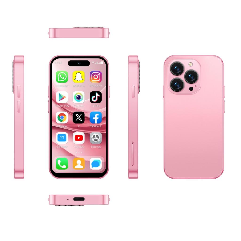 M17 PRO Mini 4G Smartphone 4.0inches MTK6739 RAM 2GB ROM 16GB Dual Camera 2MP+5MP Dual SIM Dual Standby Bluetooth WIFI Type-C Android Mobile Phone