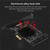 SATA PCIE 1X Adapter 10 Ports PCIE X4 X8 X16 to SATA 3.0 6Gbps Interface Rate Riser Expansion Card for Desktop PC Computer Converter Supports 32TB