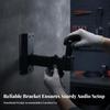 Speaker Wall Mount with Adjustable Arm Extendable Mounts Stable for KTV