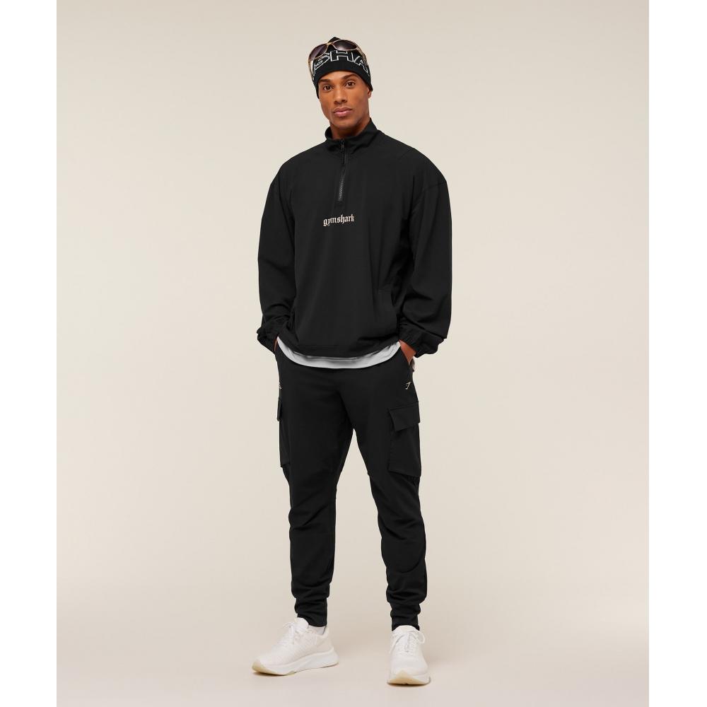 Gymshark Tactical Joggers Black A4b5p Bb2j