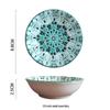 Yangge 3.5-inch Ceramic Moroccan Style Dishes (Set of 5)