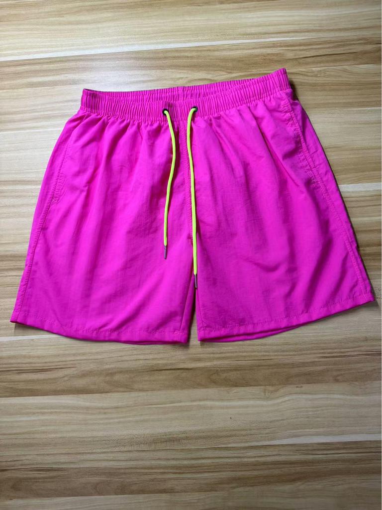 2025 Men's Summer Candy Color Casual Quick-Dry Beach Shorts