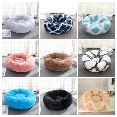 Creative Breathable and Soft Cat Dog Beds Large Medium and Small Dog Beds Warm Plush Circular Cat and Dog Beds Pet Anger Pads