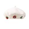 Woolen Christmas Beret Solid Color Painter Hat Artist Hat Wool Beret  Girl