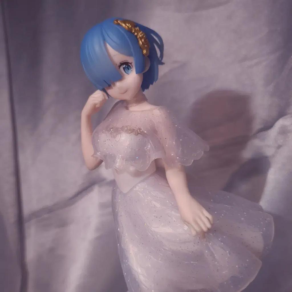 Rizero Rem White One Piece Dress Babe Figure