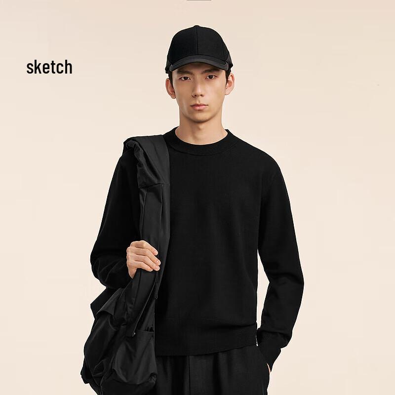 

CROQUIS Men s 2024 Winter H-Fit Round Neck Long Sleeve Sweater S