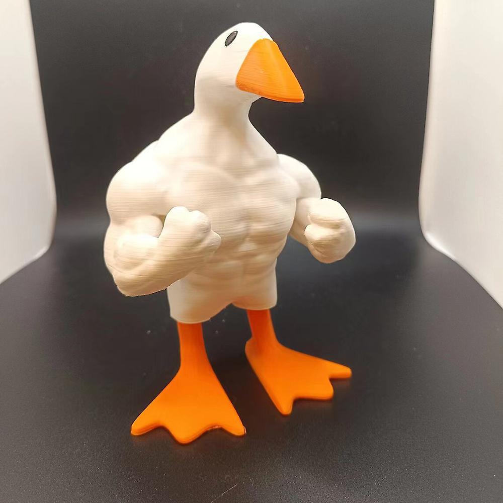 Cartoon Buffs Ducks Figurine Simple Desk Model Decorative Props for Home Bedroom