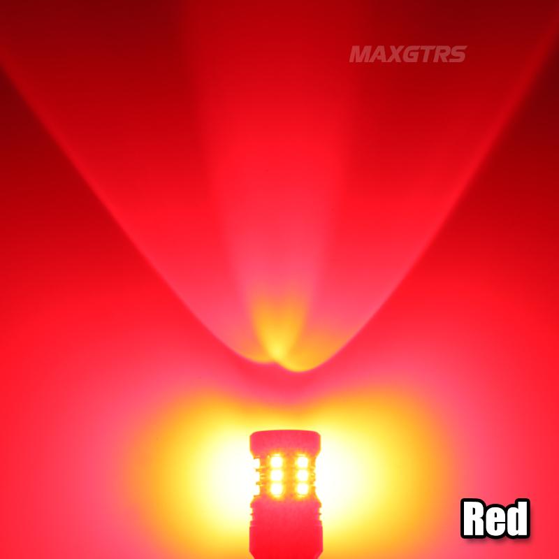 MAXGTRS 2x 1156 LED P21W BA15S 7440 W21W XBD Chip Turn Signal Light Backup Bulb Reverse Tail Lamp