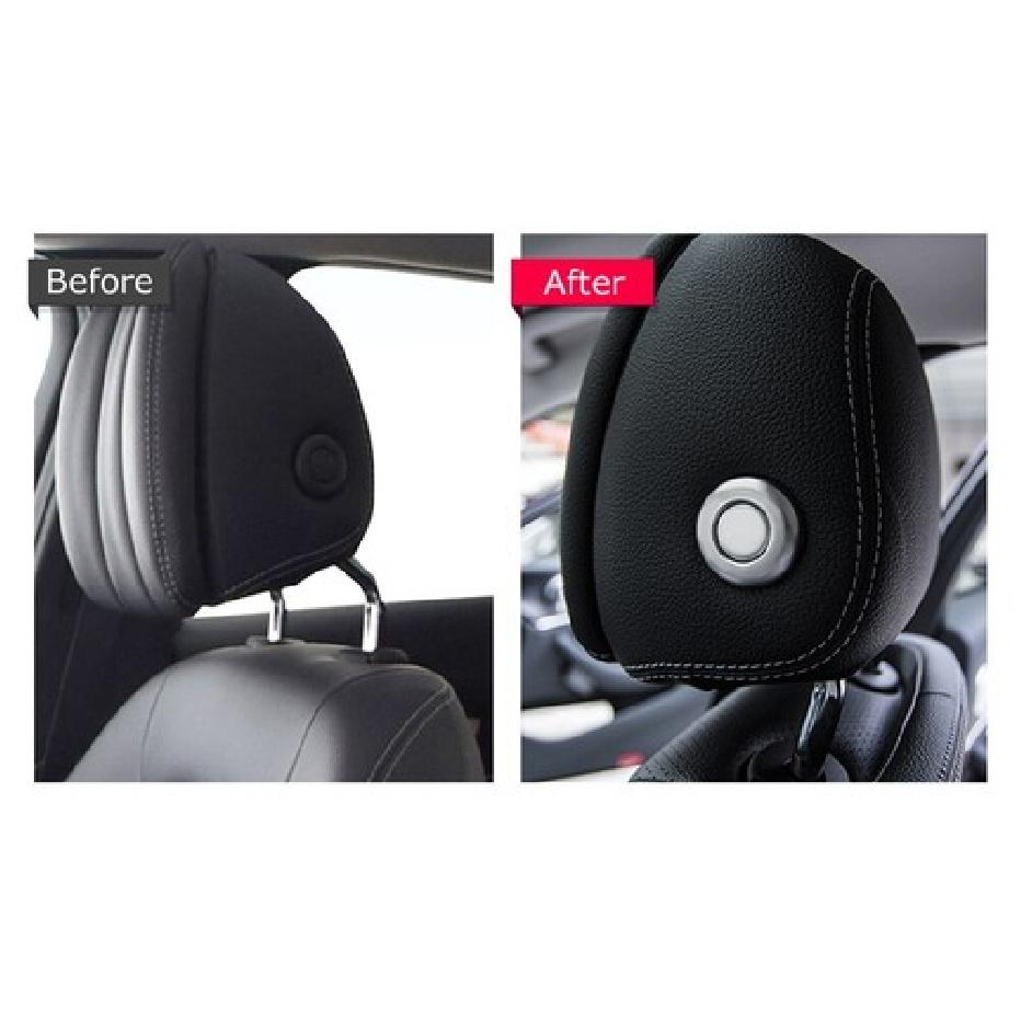 Seats Headrest Pillow Adjust Button Trims For Mercedes W205 C, X205 GLC-Class...