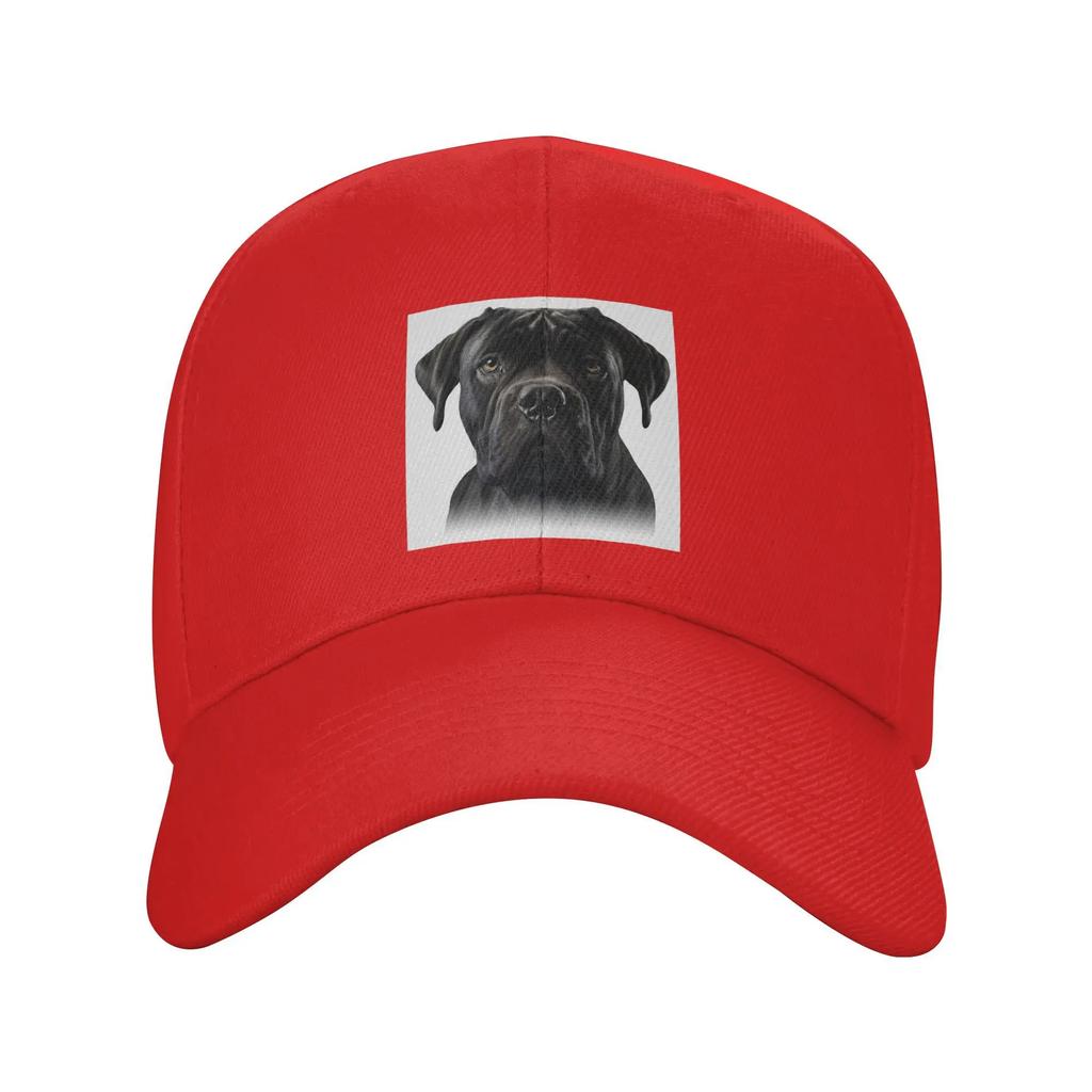 Black cane corso Italian Mastiff Baseball Caps Snapback Fashion Baseball Hats Breathable Casual Casquette Men's And Women's