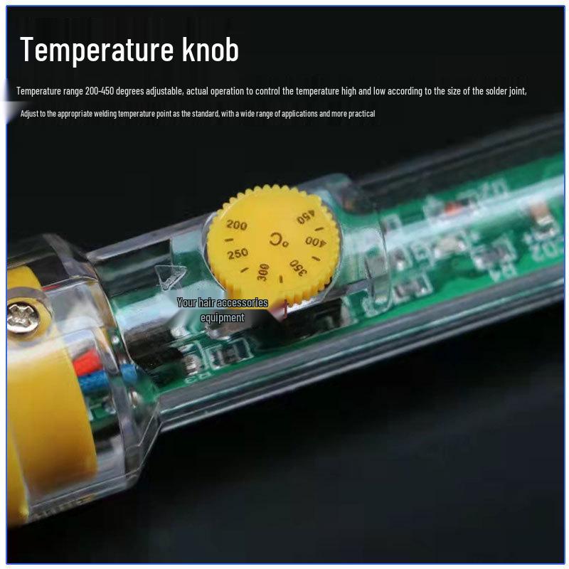 30W Adjustable Temperature Soldering Iron with Portable Mini Stand for Jewelry and Wax Repairs