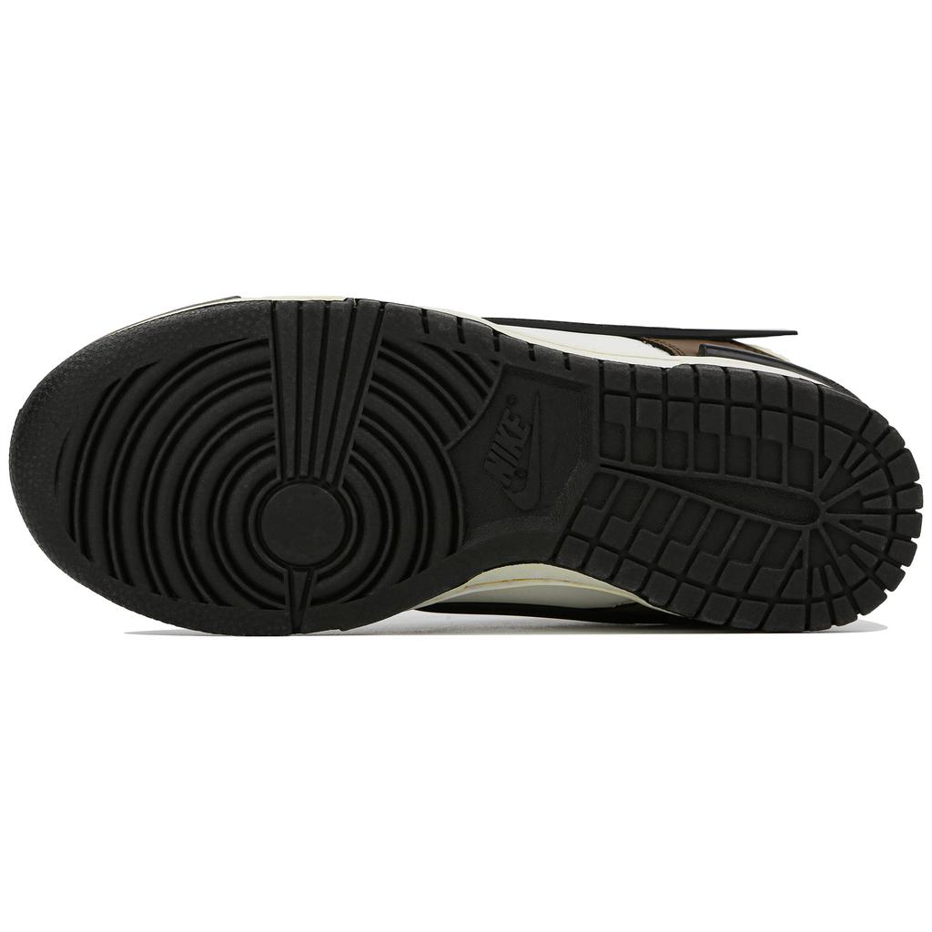 Nike Dunk Low Twist 'Panda' Low top Skateboard Shoes Women's Brown White Black DZ2794-001(Team4-)