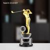 High-End Hole-in-One Golf Trophy: Metal Medal Award for Sports Events