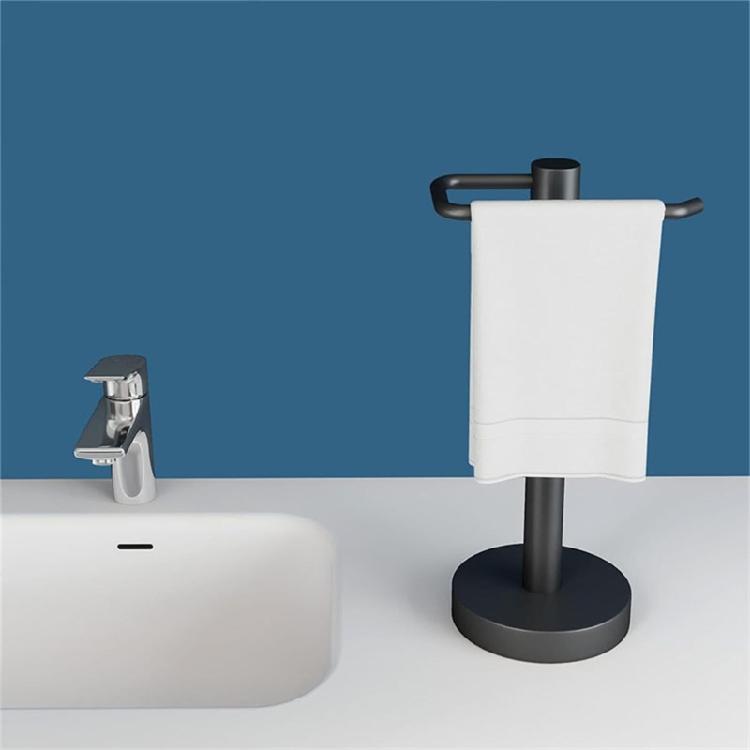 Universal Application Freestanding Steel Towel Rack Spacious Towel Brackets for Bathroom Strong Build Any Decors