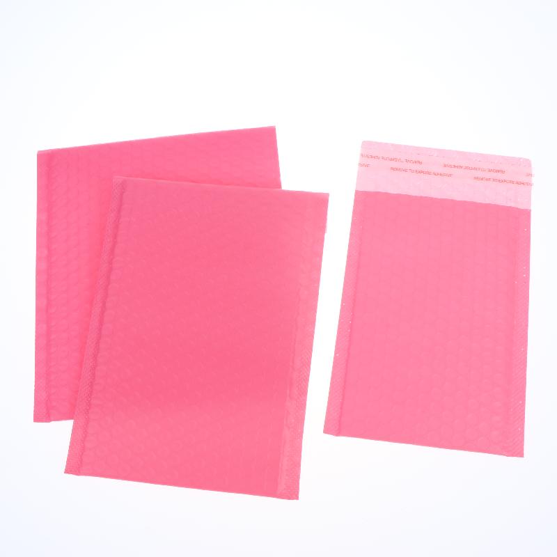10Pcs Pink Opaque Bubble Mailer Padded Envelope Self-Sealing Packaging Bag Jewelry Gift Mailing Bag