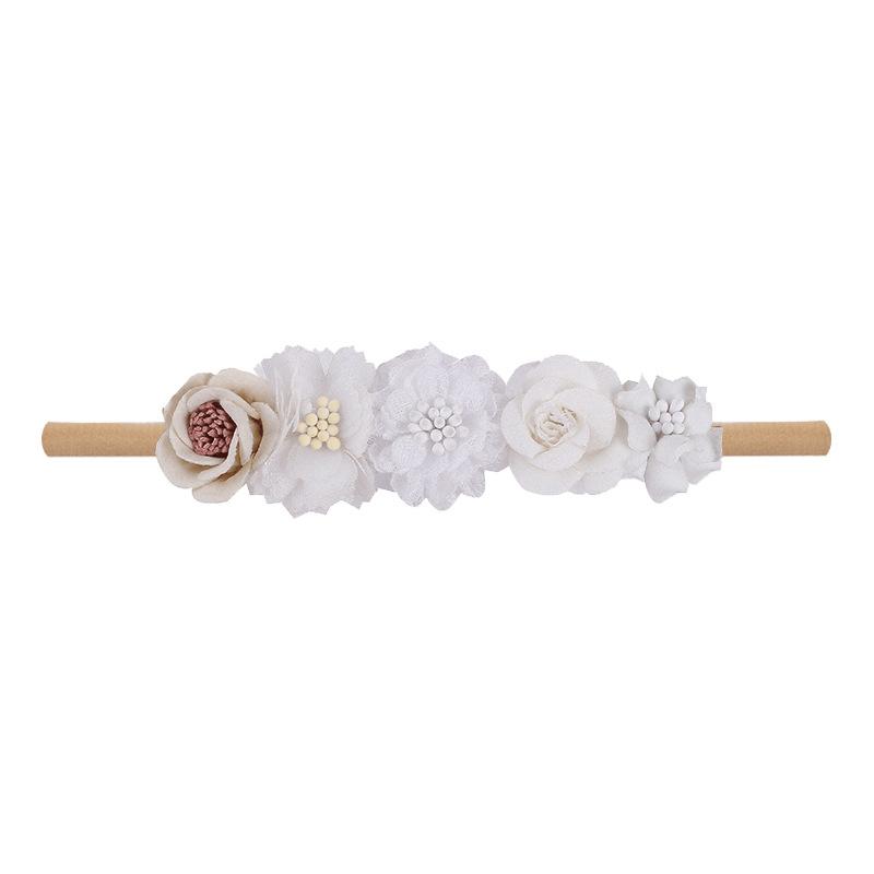 Infant Baby Girls Headbands Flower Children's Hair Bands Elastic Newborn Toddler Headband Hairband Kid Hair Accessories Headwear