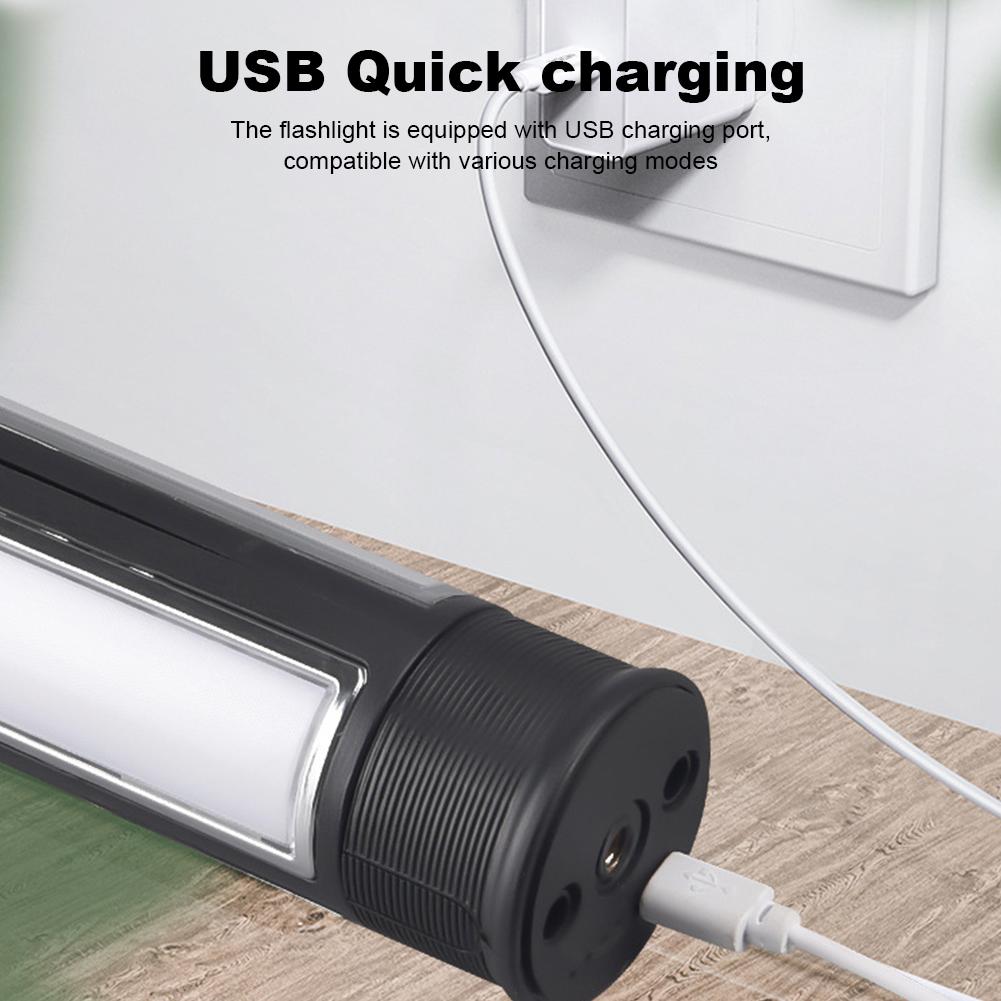 LED Work Light Rechargeable Tent Lantern with Tripod Camping Lantern 3 Brightness for Hiking Fishing Camping