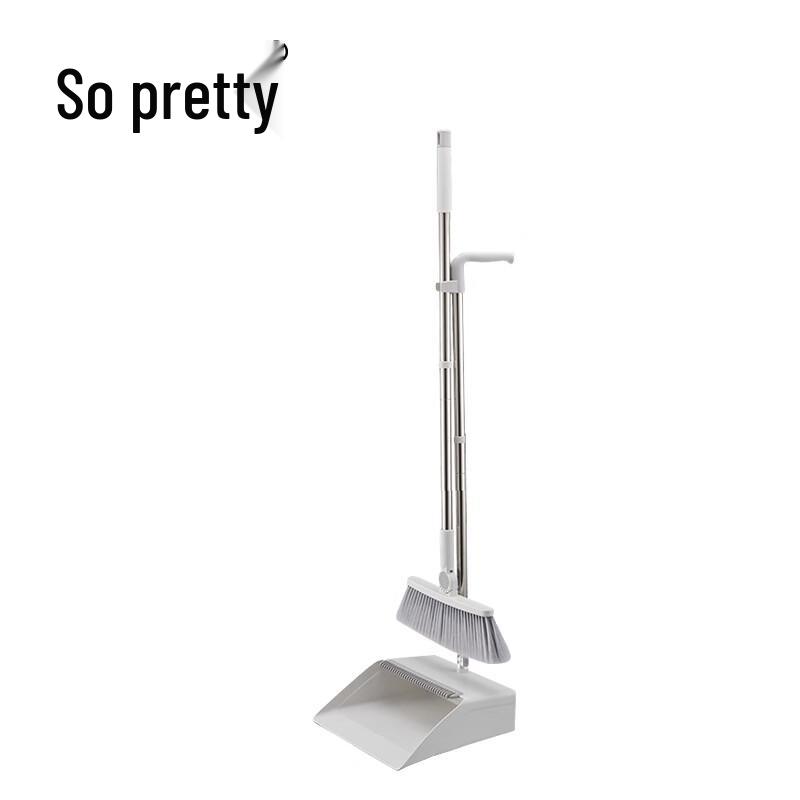 Foldable Broom and Dustpan Set