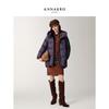 JZ ANNACCO Women's "Cloud Puff" O-shape Hooded Long Duck Down Jacket