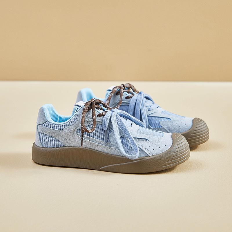 Women Vulcanized Shoes Summer Moral Education Shoes New Korean Style Female Students Sports Running Casual Breathable Mesh Shoes
