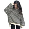 Loose Lantern Sleeve Hoodie Women Spring Autumn Trend Mid Long Top Fashion Thin Jacket
