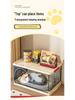 In-Stock Multi-layer Foldable Transparent Cat Bed & Toy Storage Cabinet
