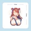 G05 Anime Beauty Poggiapolsi Mouse Pad in Silicone 3D - Confortevole, Morbido e Design Ispirato ai Cartoni Animati