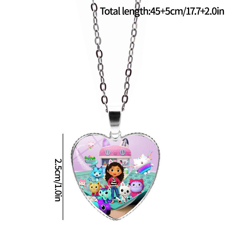 Cute Gabby Dollhouse Necklace Animation Girls Bracelets Choker Kids Present Cosplay Accessories Birthday Party Favor