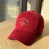 New Casual Versatile Letter Baseball Cap for Women, Soft Top, Comfortable Cotton, Stylish Sunshade, Face-slimming Duckbill Cap