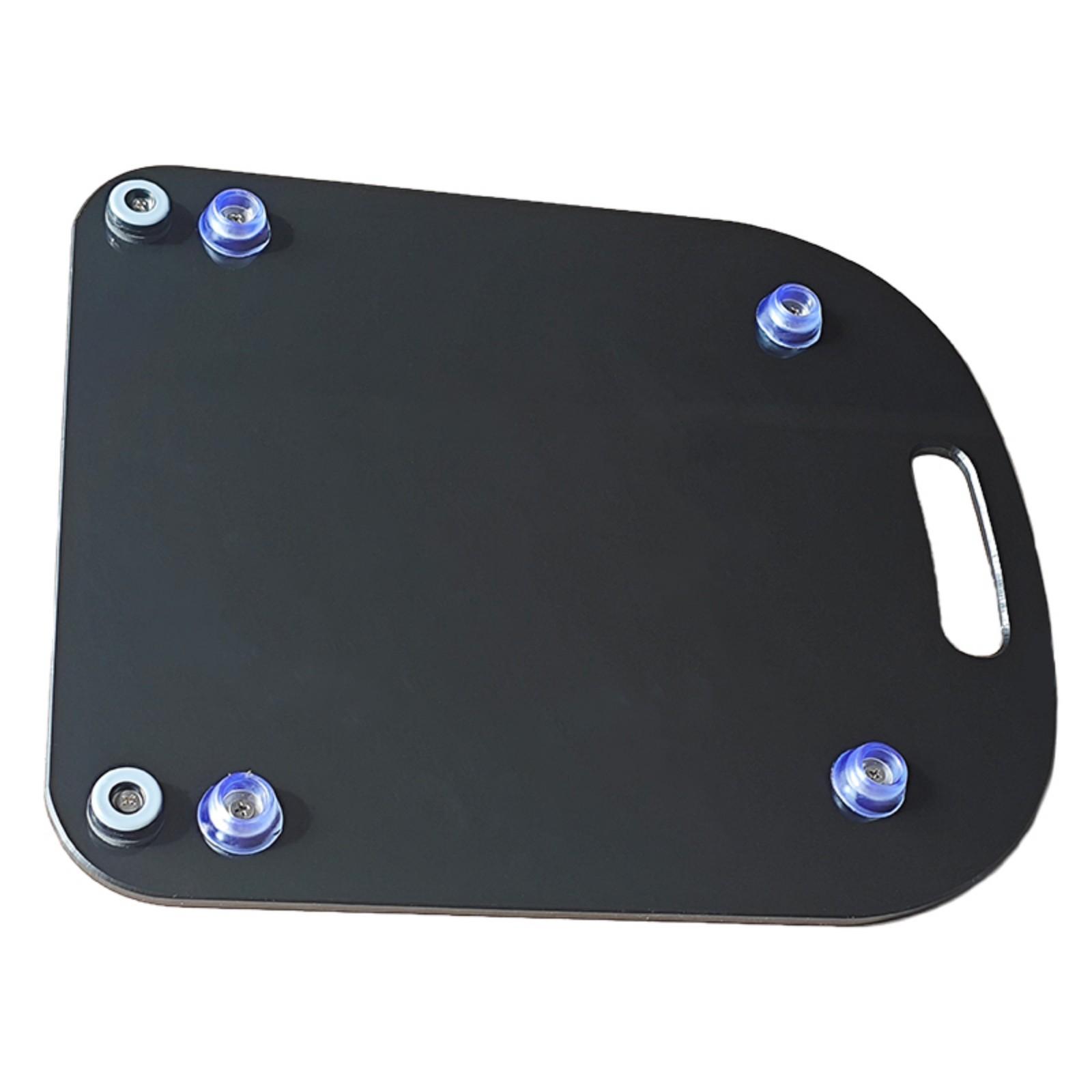 

Kitchen Devices Gliding Board Acrylic Gliding Pad Appliance Sliders Acrylic Texture Suitable for Easy Appliance Moving чорний