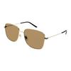 Gucci Windproof Fine Leg Irregular Sunglasses Men Sunglasses Gold GG1464SA002