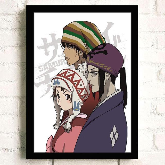 Japanese Action Adventure Anime Samurai Champs Elysees Pictures Children's Living Room Art Home Decoration Quality Painting