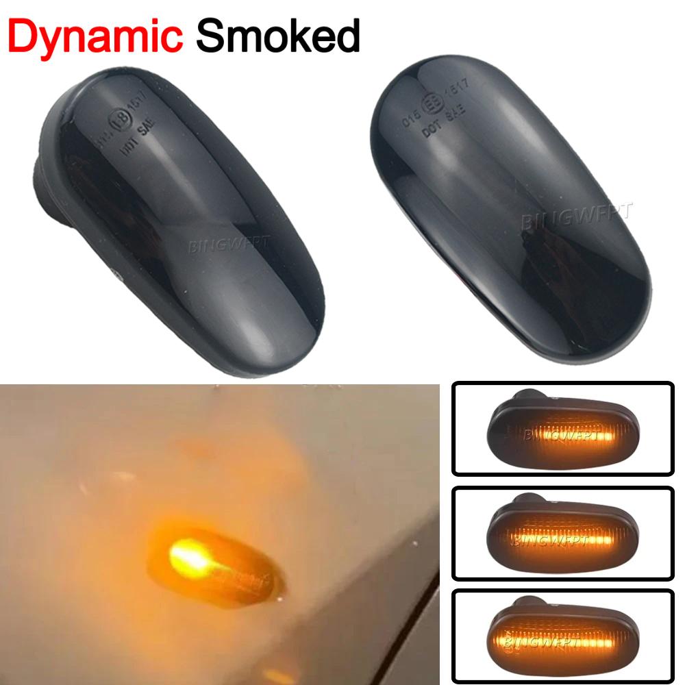 Turn Signal Lamp For Alfa Romeo GT (937) 2003 - 2010 LED Side Marker Light Sequential Blinkers Indicator Dynamic Smoked Type