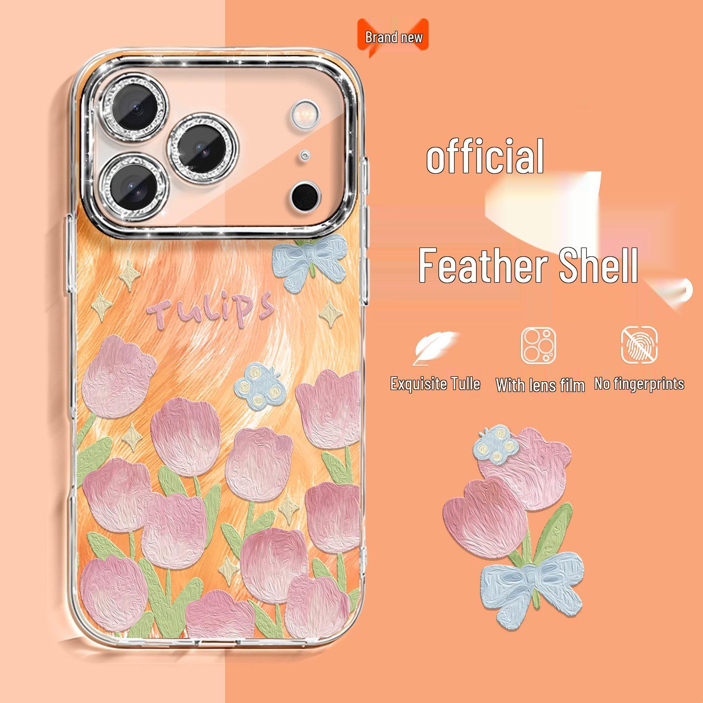 

Oil Painting Floral Phone Case: Compatible with iPhone 17 Pro, 16 Pro Max, 15, and 14 Plus - Full Coverage iPhone 13 Pro Max