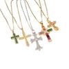 Fashion Trendy Titanium Steel Cross Necklace Women Luxury Versatile Accessory