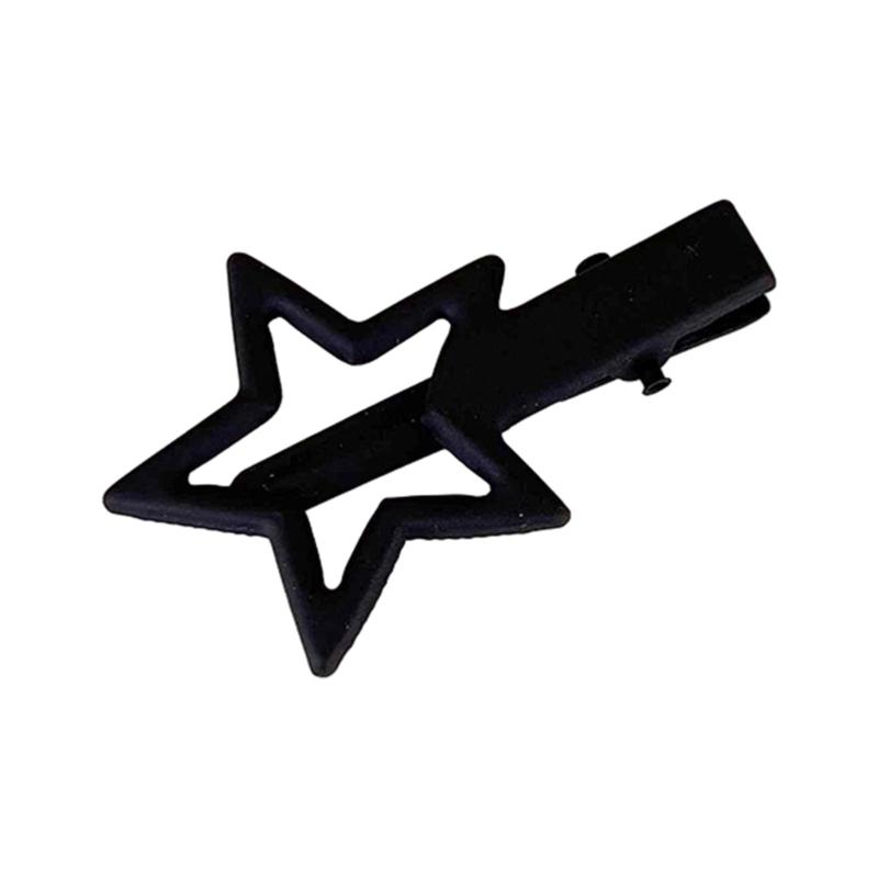 Cute Star Barrettes Clip Hairpin Y2K Girls Ornaments Headdress Hair Accessories Harajuku Barrettes Clip Bangs Hairpin
