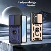 Lens Slide Camera Protect Armor Case For Samsung Galaxy S26 Ultra S2 Edge S24 S23 S22 Plus Phone Case Ring Holder Stand Cover