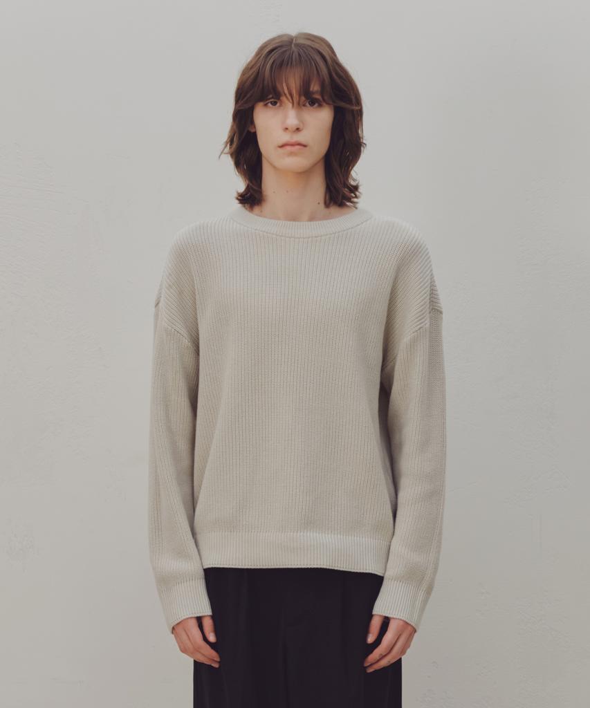KNITTED Soft Cotton Drop Shoulder Waffle Knit Swiss