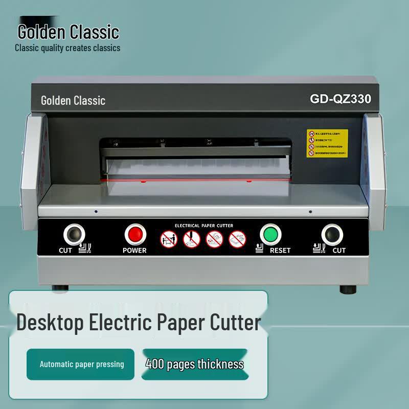 Golden GD-QZ330 Electric Desktop Paper Cutter CN plug (adapter included)