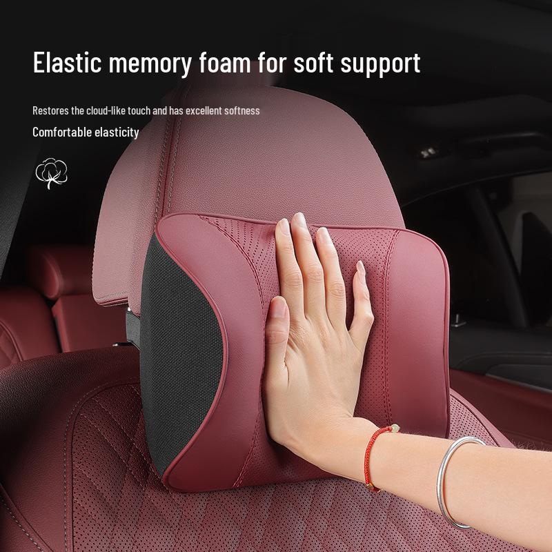 Jaguar Car Headrest & Lumbar Support Pillow for XF, F-PACE, XEL, XFL, XJ, E-PACE, XE