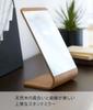 Yamazaki RIN Wooden Tabletop Mirror, Natural, Approx. W13 X D12 X H23.3cm (7363)