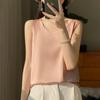 Summer 2025 Women's Round Neck Sleeveless Pullover Vest 