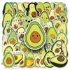 50 Stück Avocado Cartoon Persönliche DIY Graffiti Aufkleber für Koffer, Roller und Autos