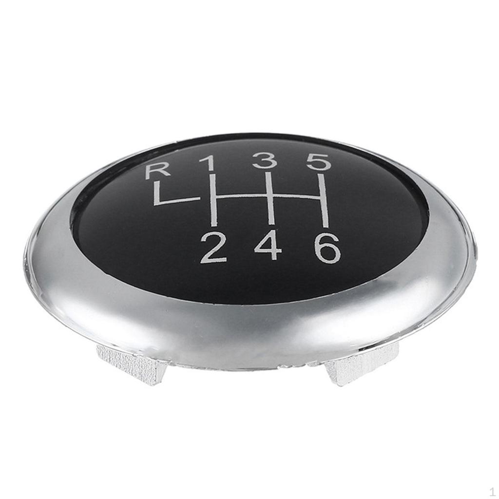 6 Speed Gear Shift Knob Lever Cover Easy to Install Replacement Accessory, Interior ,Durable, Auto