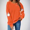 Women's Casual Fashion Print Long Sleeve O-Neck Sweatshirts Pullover Top Blouse