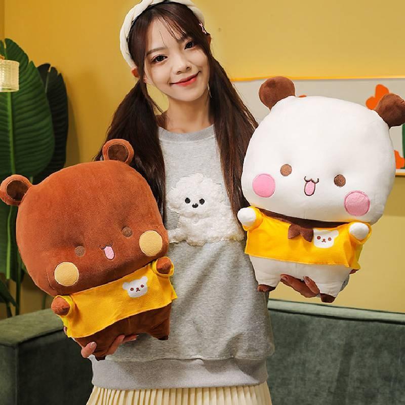 Panda Bear Yier Plush Toy Stuffed Animal Doll Cartoon Decoration Kids Gifts