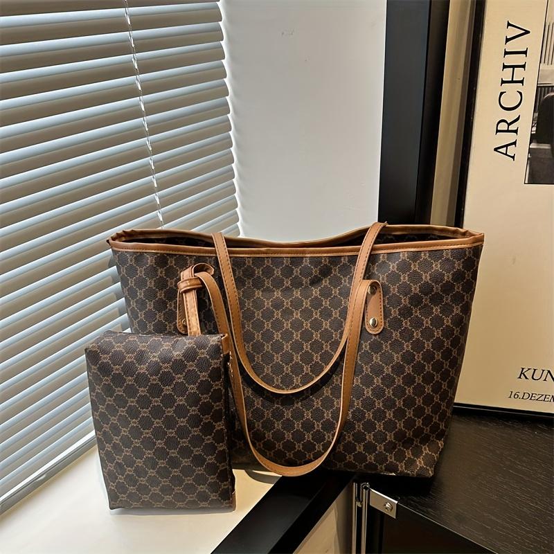 Large Capacity Women's Shoulder Bag Casual And Minimalist Classic Tote Spacious Women'S Commuting Tote Trendy Shoulder Bag