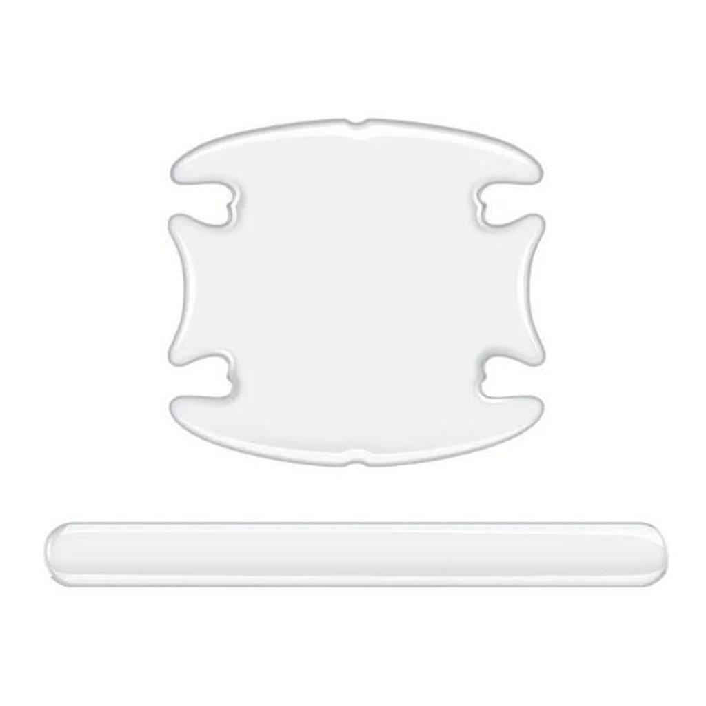 8pcs   Clear Car Door Handle Cup and Handle Protector Film Scratch Guard Sticker for Most Vehicles